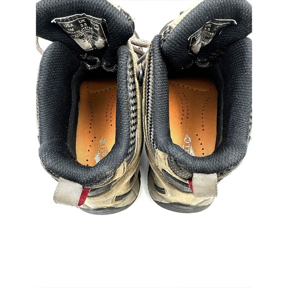 Merrell Womens Mid Hiking Boots Moab 2 Vibram Soles BROWN TAUPE Size US 6M - Picture 8 of 10